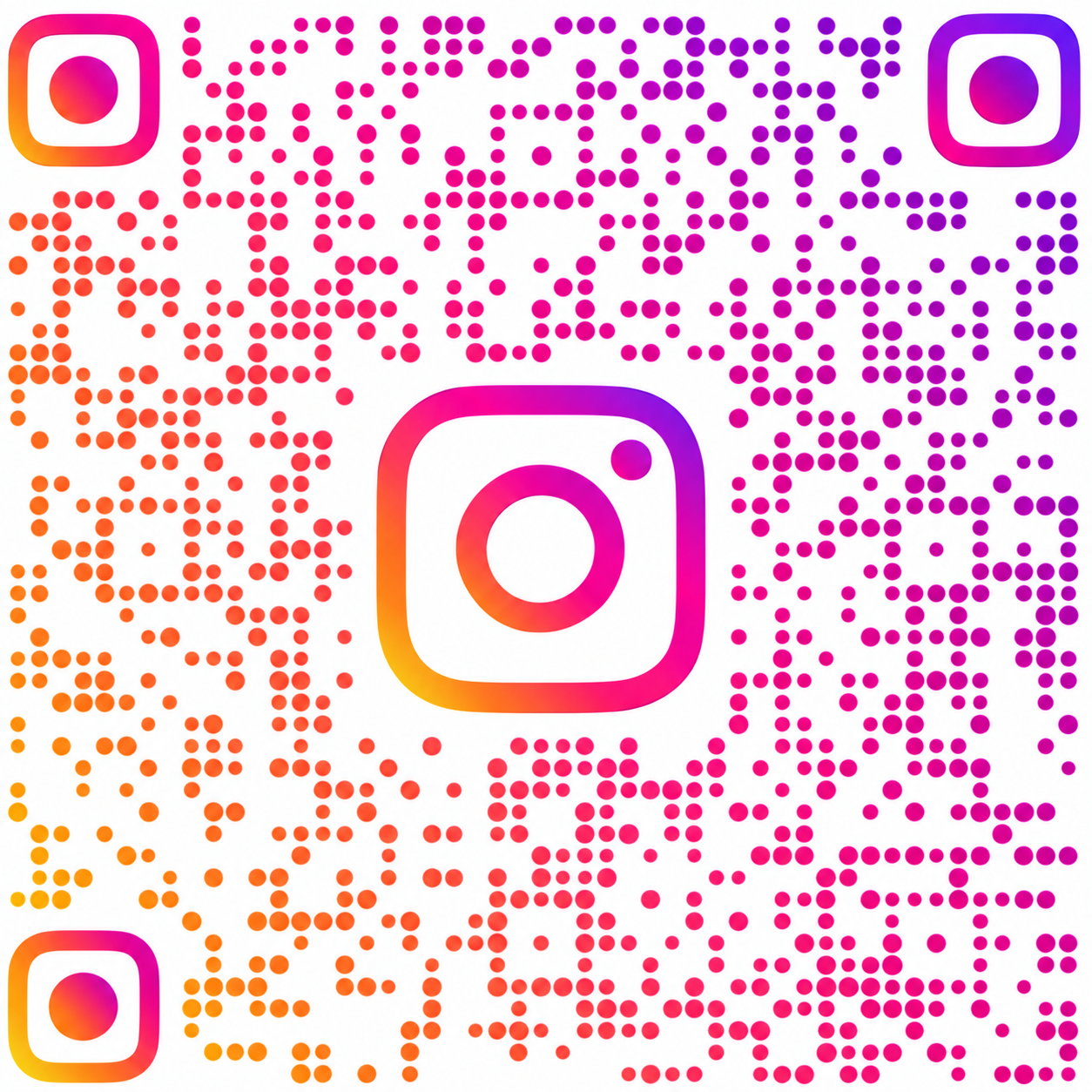 InstagramプロフィールのQRコード